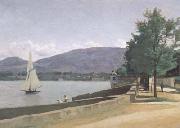 Jean Baptiste Camille  Corot, Le quai des Paquis (mk11)